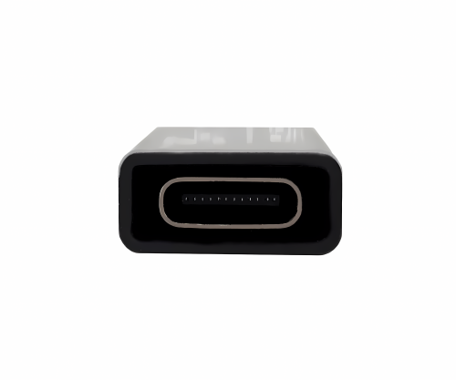 DINIC Adapter, USB A Stecker auf USB C Buchse, 3 Stück Alu, space grey